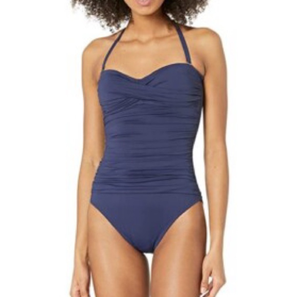 Lilly Pulitzer Flamenco One Piece True Navy Size 6 NWT
